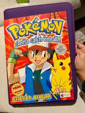 1999 Topps Merlin Pokemon Series 1 Sticker Album NEW